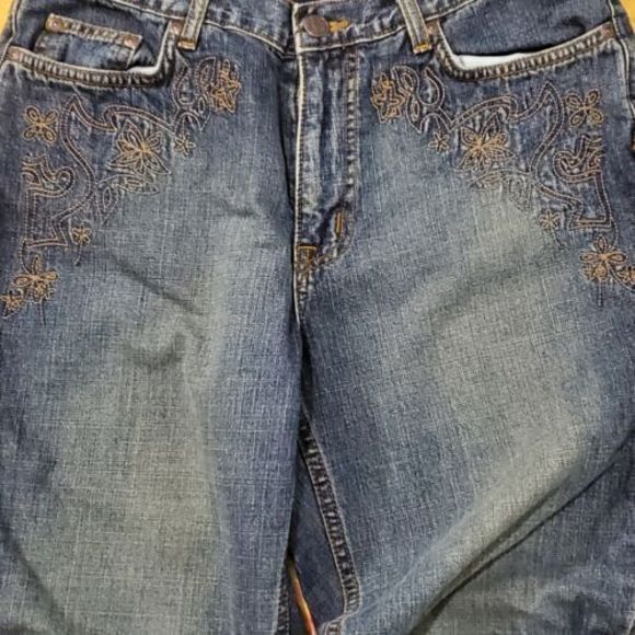 Nautica Straight Leg Denim Jeans Women's 8‎ Blue High Rise Cotton Medium Wash - Picture 8 of 9